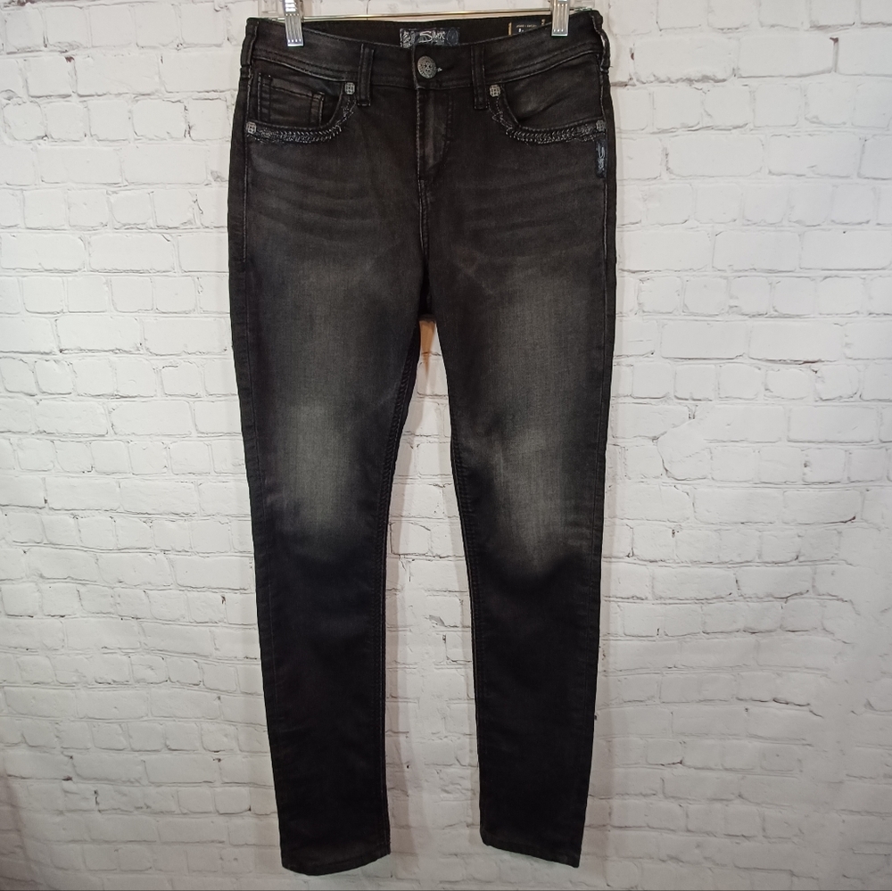 Silver Joga Suki Hi Skinny Jeans
